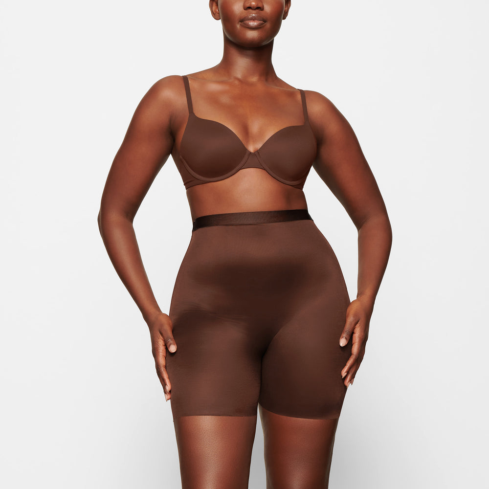 Short Skims BARELY THERE LOW BACK Chocolat | 057VREBYK