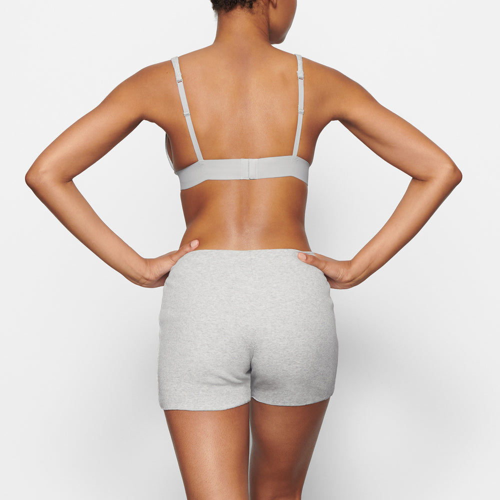 Short Skims COTTON RIB DRAWSTRING Grise Clair | 158TOWJFG