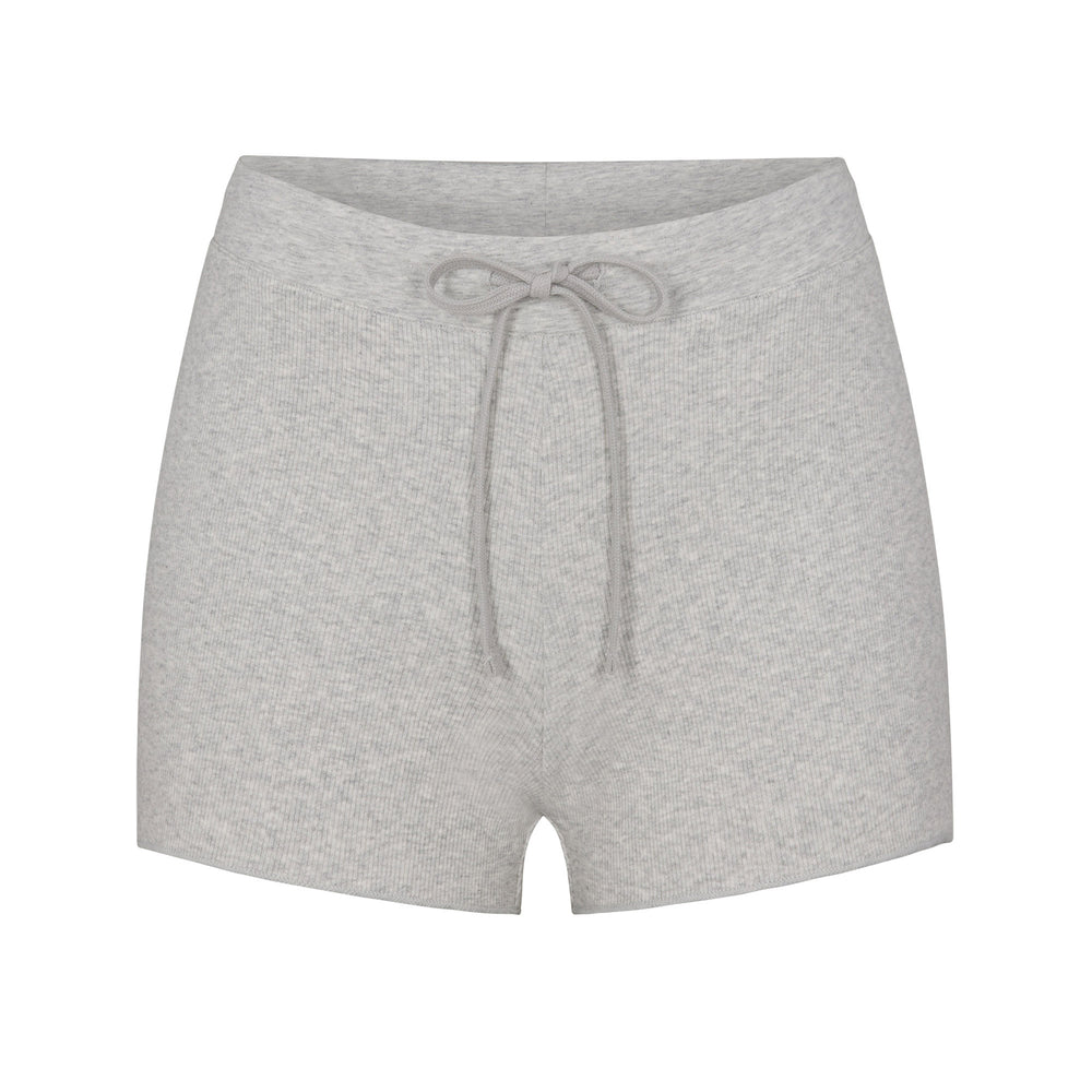 Short Skims COTTON RIB DRAWSTRING Grise Clair | 158TOWJFG