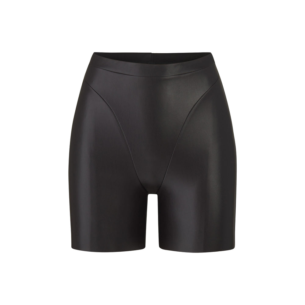Short Skims FAUX LEATHER BIKER Noir | 029LFOSKP
