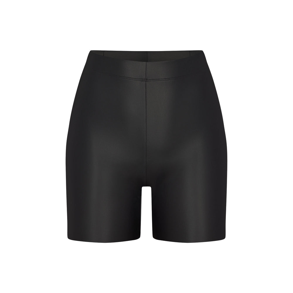 Short Skims FAUX LEATHER BIKE Noir | 720MNCDAZ