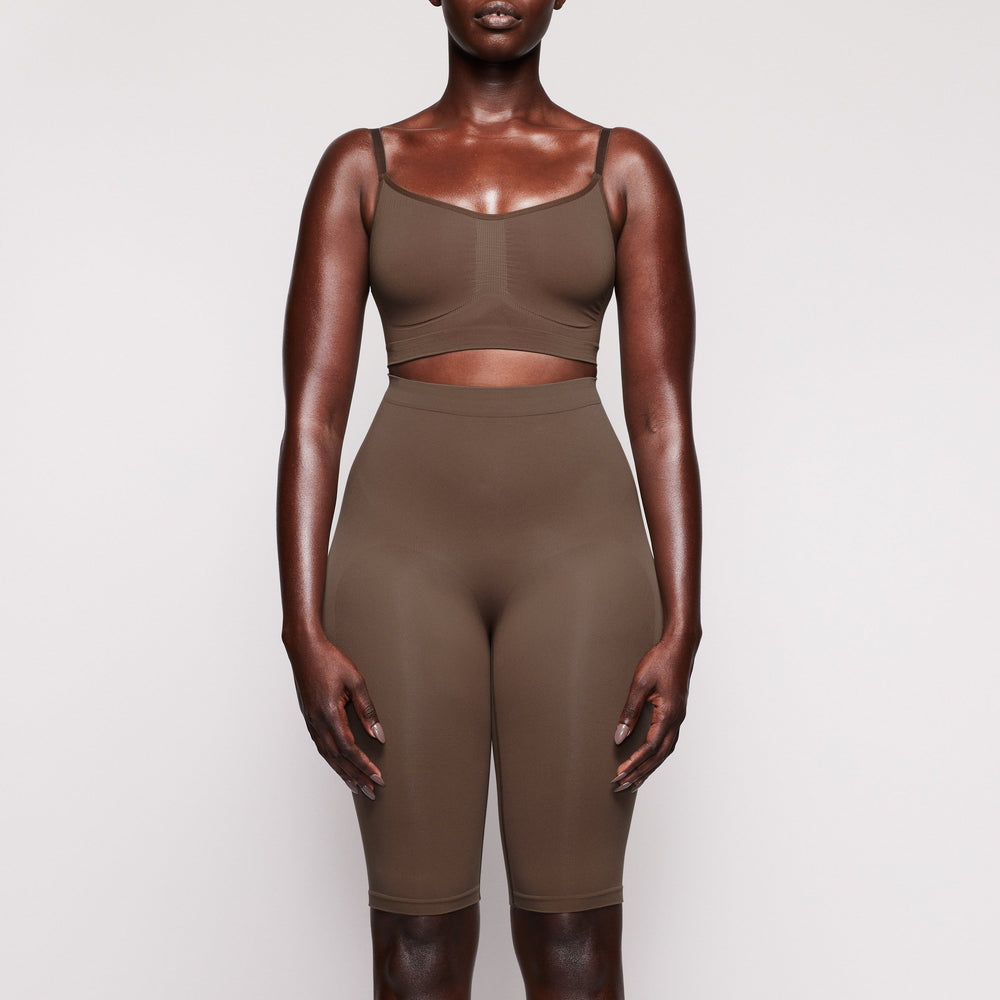 Short Skims SCULPTING ABOVE THE KNEE W/ OPEN GUSSET Abricot | 218XSWIUL