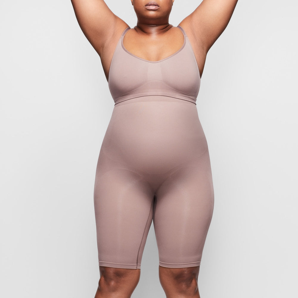 Short Skims SCULPTING ABOVE THE KNEE W/ OPEN GUSSET Marron | 821VGRJIE