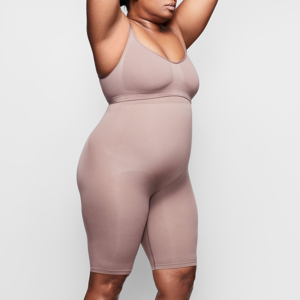 Short Skims SCULPTING ABOVE THE KNEE W/ OPEN GUSSET Marron | 821VGRJIE