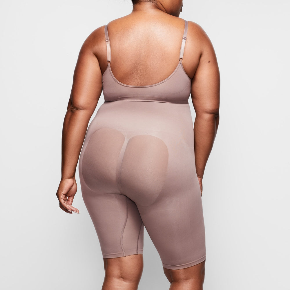 Short Skims SCULPTING ABOVE THE KNEE W/ OPEN GUSSET Marron | 821VGRJIE