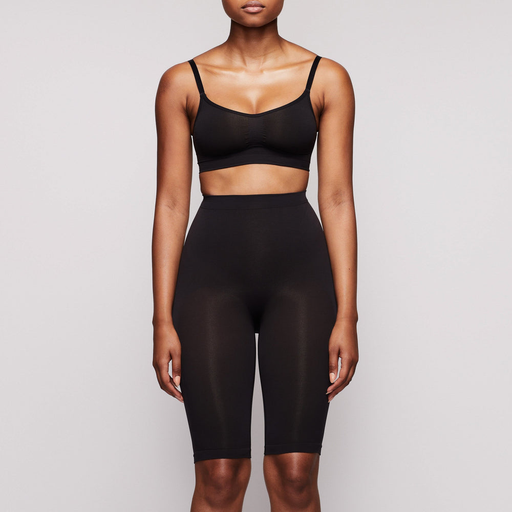 Short Skims SCULPTING ABOVE THE KNEE W/ OPEN GUSSET Noir | 891YJNURW