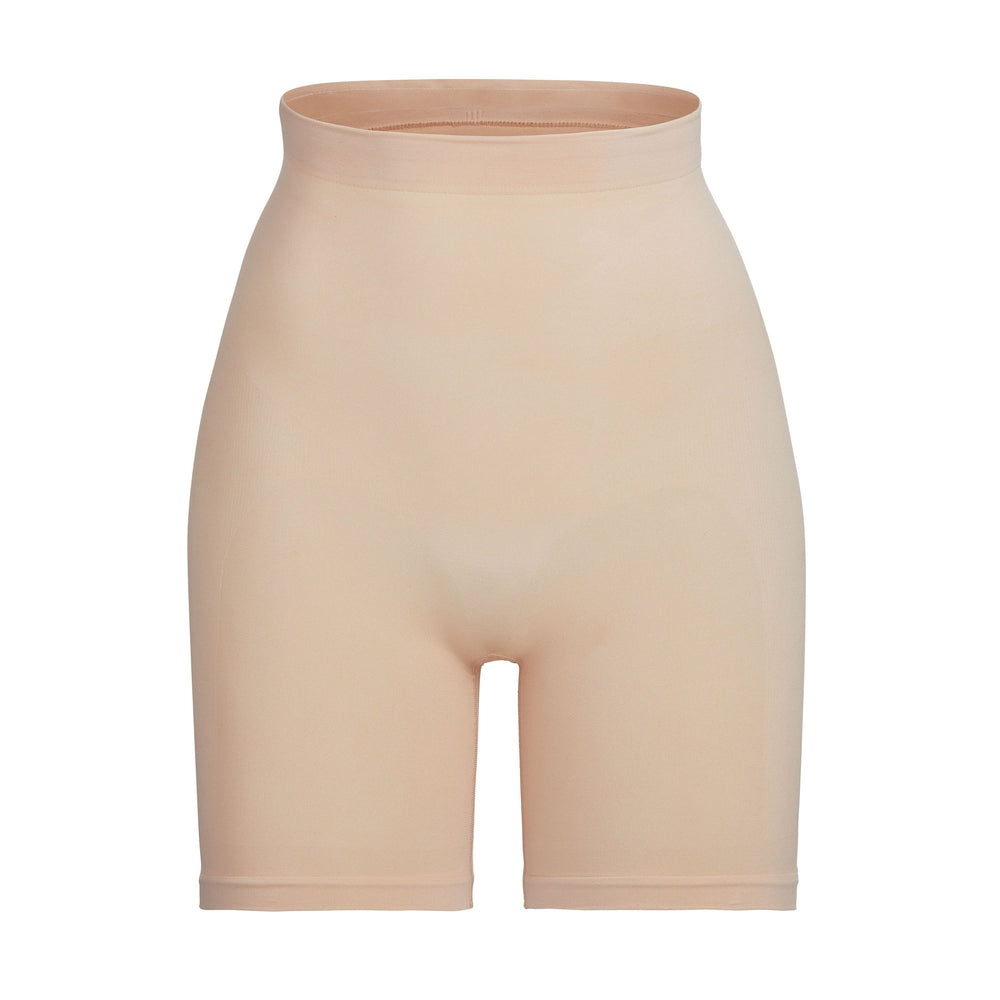 Short Skims SCULPTING MID THIGH W/ OPEN GUSSET Beige | 724FSIDOW