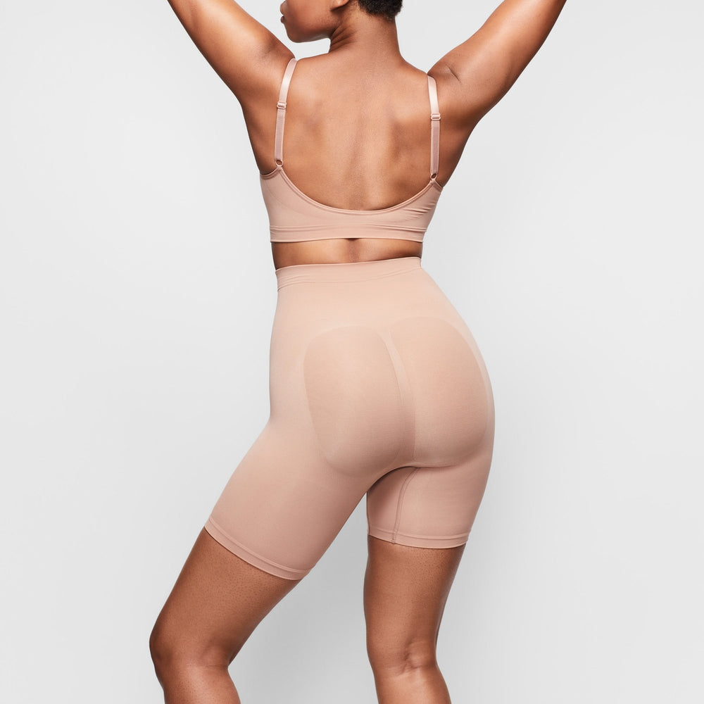 Short Skims SCULPTING MID THIGH W/ OPEN GUSSET Abricot | 914YWZODN