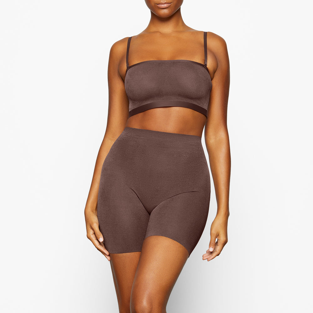 Short Skims SHEER SCULPT LOW BACK Chocolat | 928ELMYSD