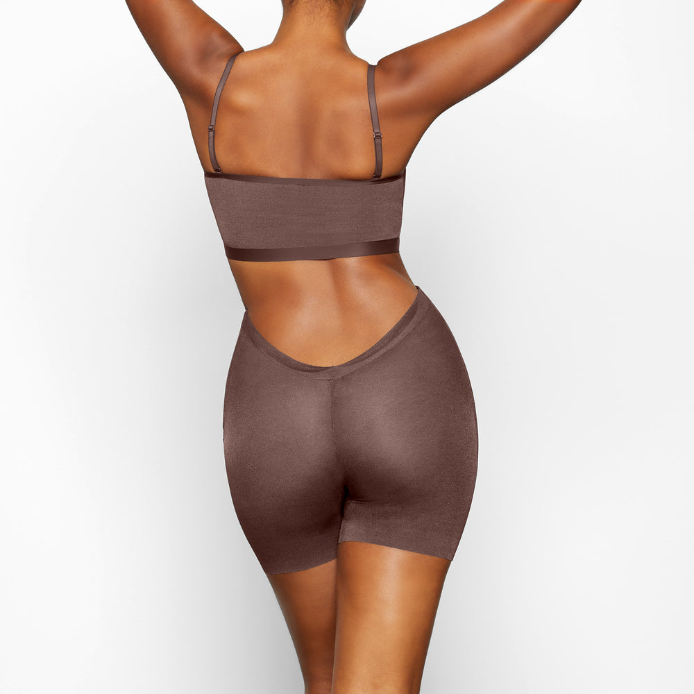 Short Skims SHEER SCULPT LOW BACK Chocolat | 928ELMYSD