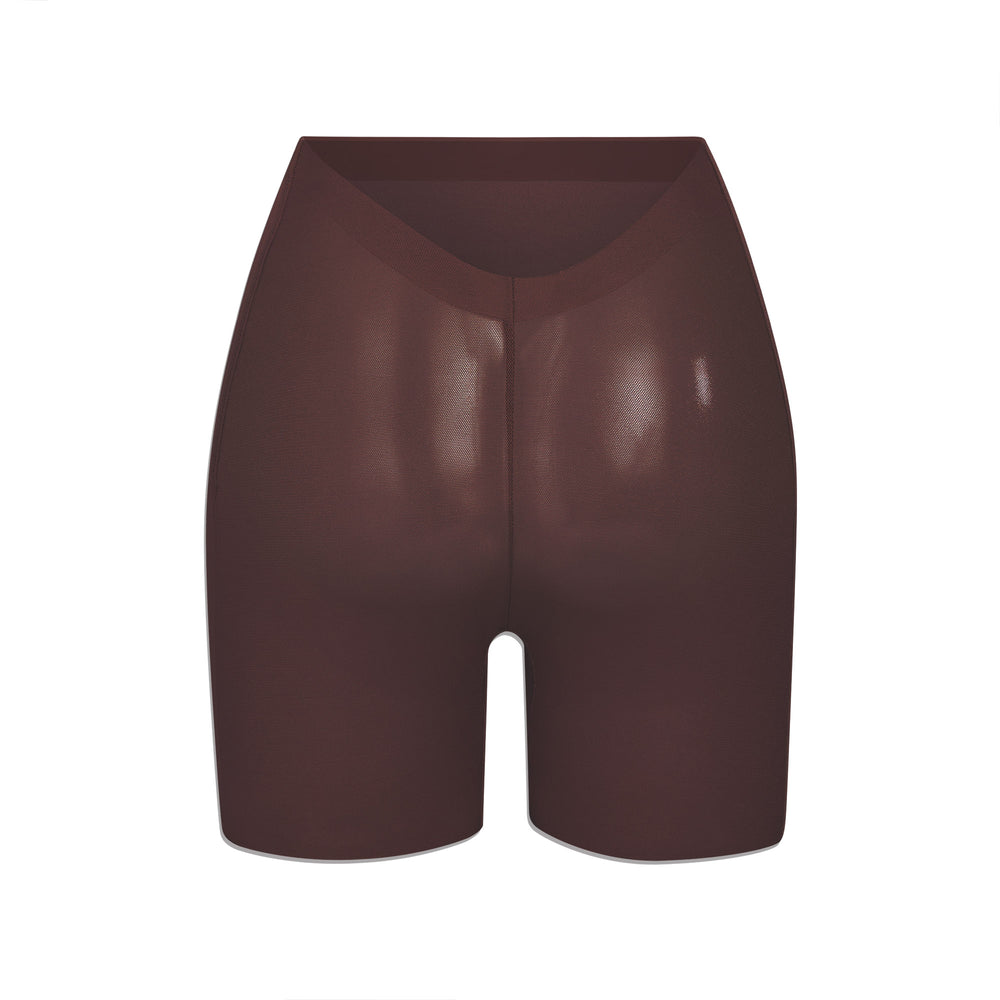 Short Skims SHEER SCULPT LOW BACK Chocolat | 928ELMYSD