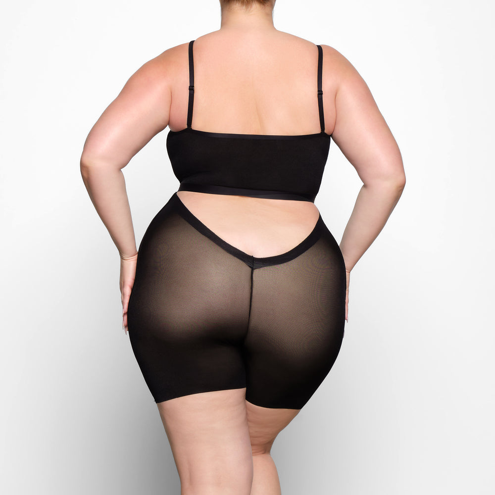 Short Skims SHEER SCULPT LOW BACK Noir | 453OCXMHG