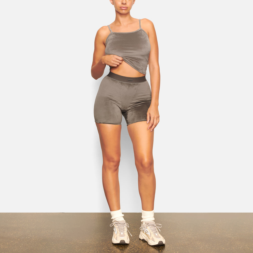 Short Skims VELOUR BIKE Grise Foncé | 623EPMDKW