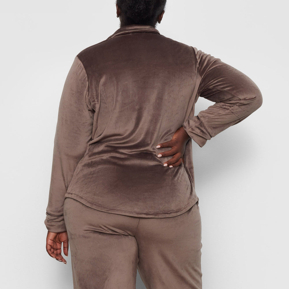Sleep Set Skims VELOUR Violette Grise | 285JVKHDG