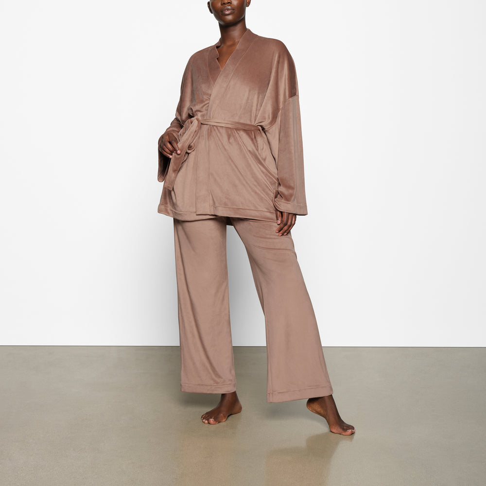 Sleep Set Skims VELOUR WRAP Abricot | 403FXJQOV