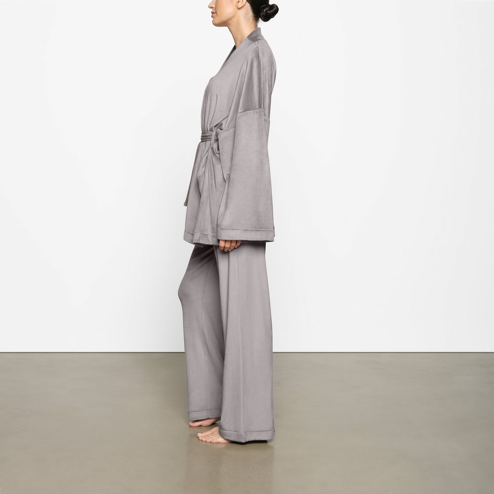 Sleep Set Skims VELOUR WRAP Grise | 684MPTBSG