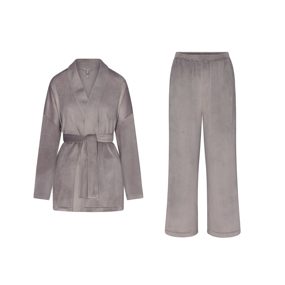 Sleep Set Skims VELOUR WRAP Grise | 684MPTBSG