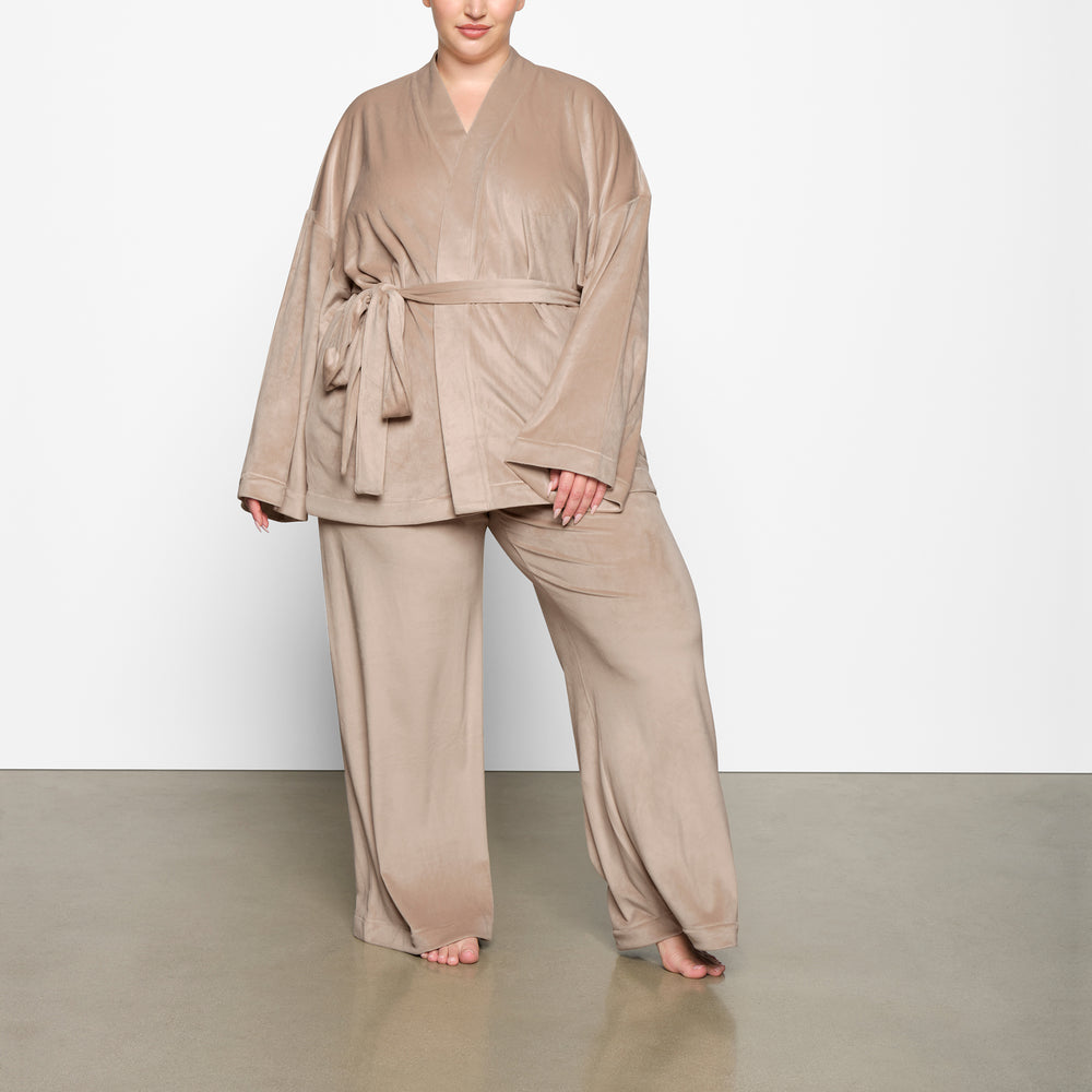 Sleep Set Skims VELOUR WRAP Orange | 937JIXYDB