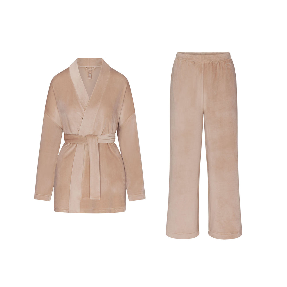Sleep Set Skims VELOUR WRAP Orange | 937JIXYDB