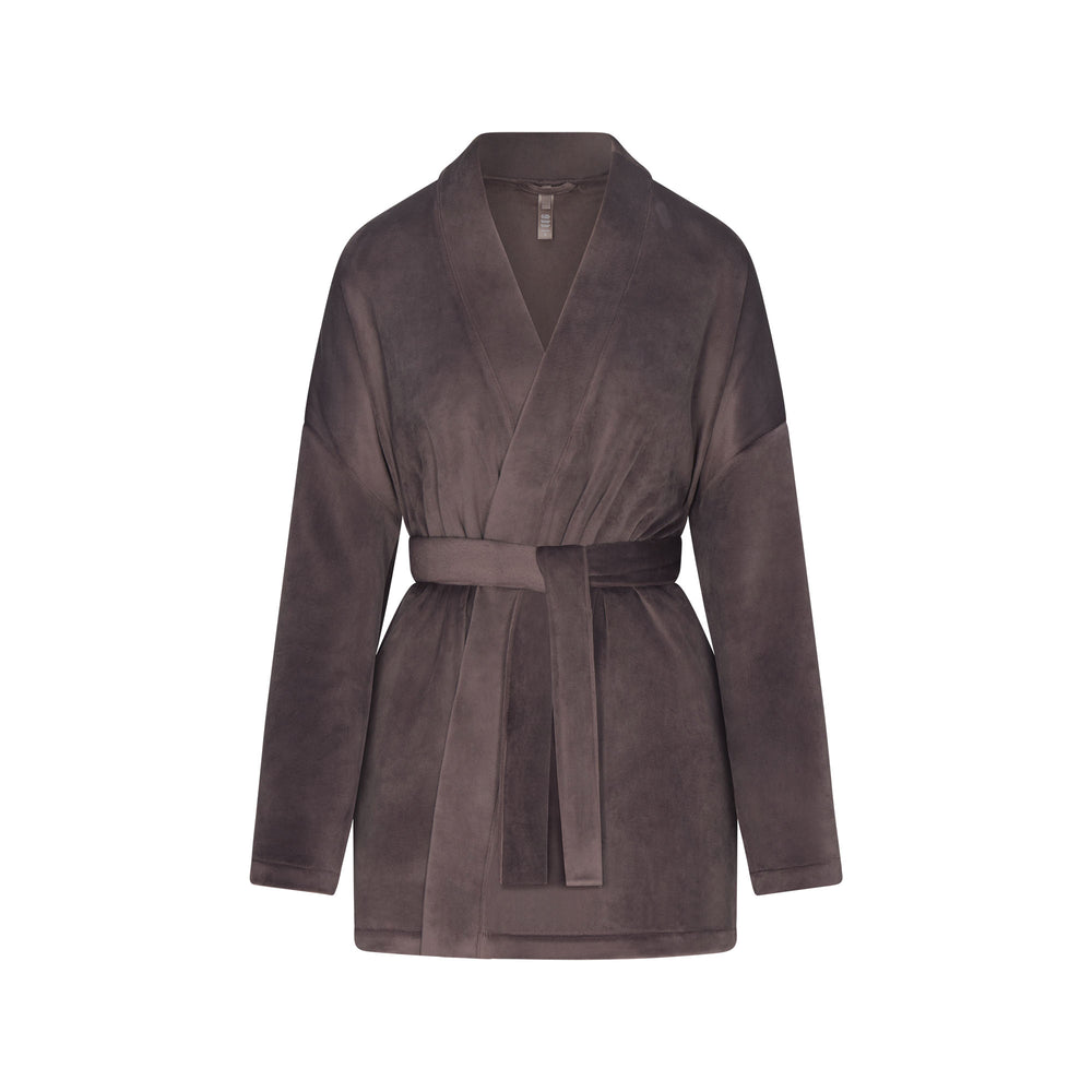 Sleep Set Skims VELOUR WRAP Violette Grise | 396DTZSCW