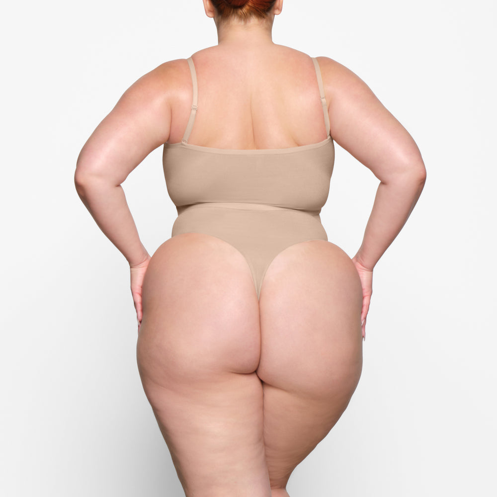 Soutien-Gorge Bandeau Skims SHEER SCULPT Beige | 610MDTCAO