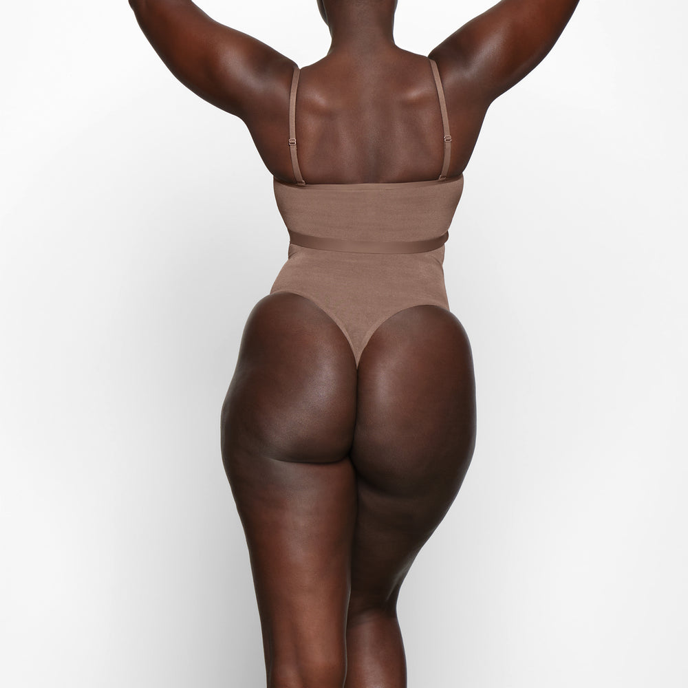 Soutien-Gorge Bandeau Skims SHEER SCULPT Marron | 802JUEYLO