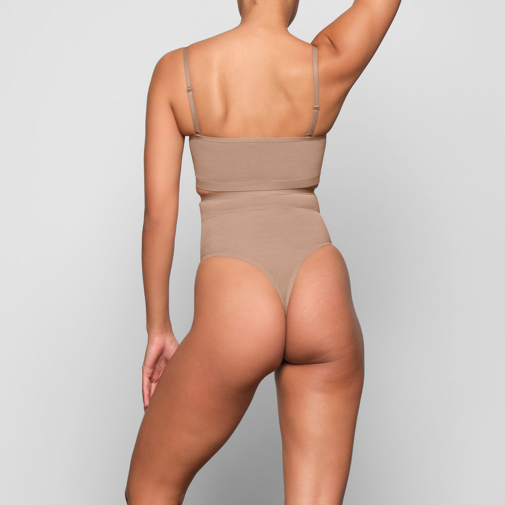 Soutien-Gorge Bandeau Skims SHEER SCULPT Abricot | 867VCILZH