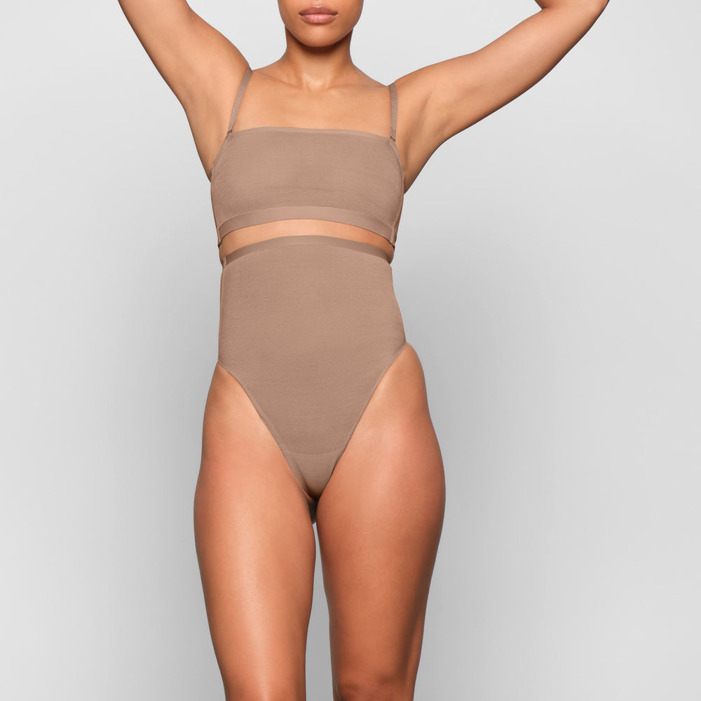 Soutien-Gorge Bandeau Skims SHEER SCULPT Abricot | 982HWNFPD