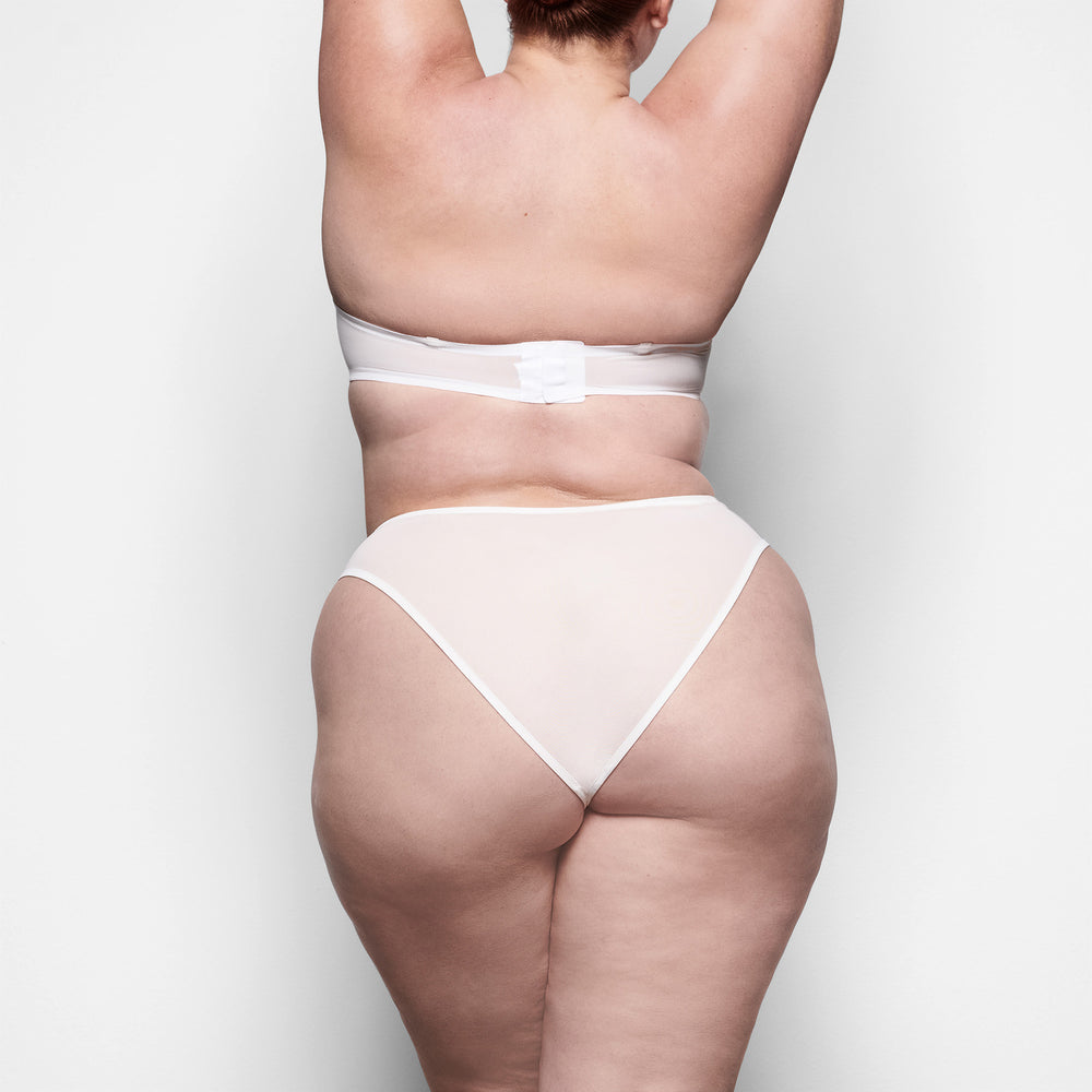 Strapless Bra Skims ULTRA FINE MESH Blanche | 368IAJCKP