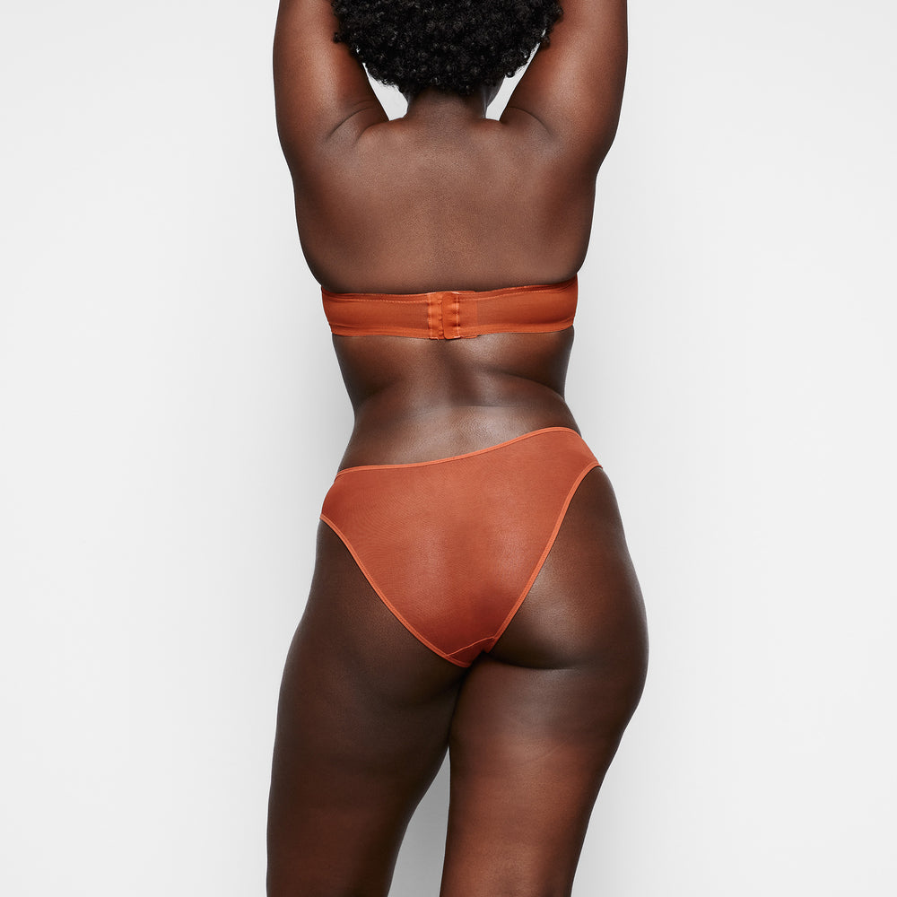 Strapless Bra Skims ULTRA FINE MESH Marron | 640KRITUL