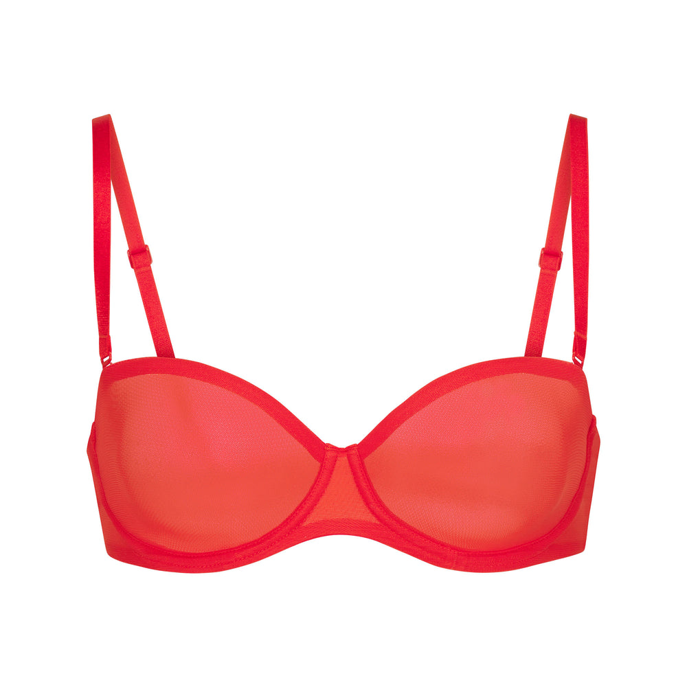 Strapless Bra Skims ULTRA FINE MESH Orange | 837JVEGOM