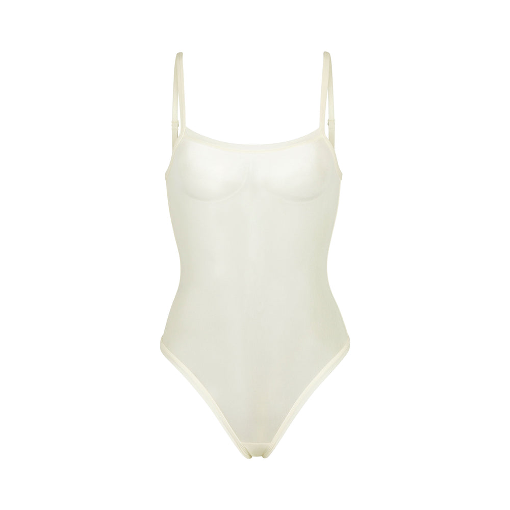Strappy Bodysuit Skims SUMMER MESH Blanche | 085EIGOCF
