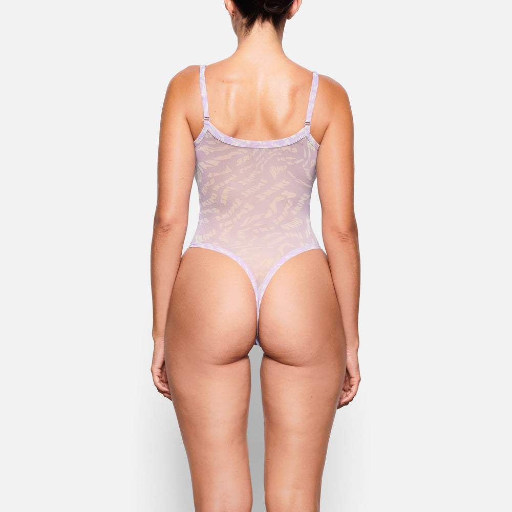 Strappy Bodysuit Skims SUMMER MESH Violette Clair | 649HUBPRZ