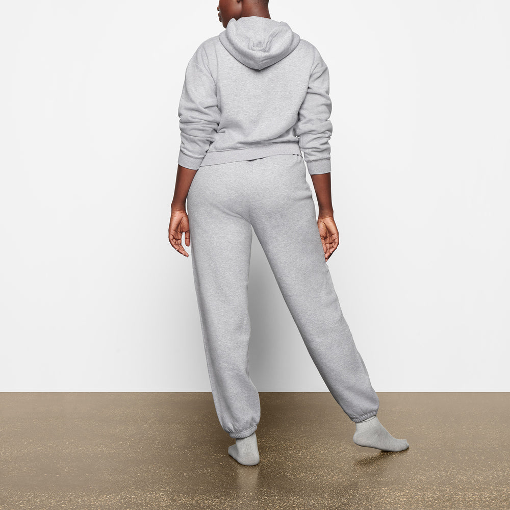 Sweat a Capuche Skims COTTON FLEECE PULLOVER Grise | 562SMKHPJ