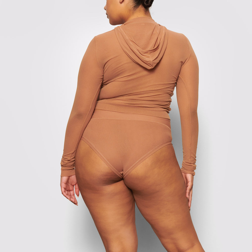 Sweat a Capuche Skims SUMMER MESH Abricot | 723EGOJIW