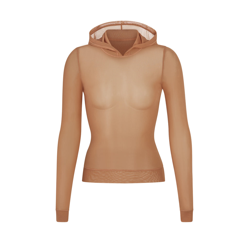 Sweat a Capuche Skims SUMMER MESH Abricot | 723EGOJIW