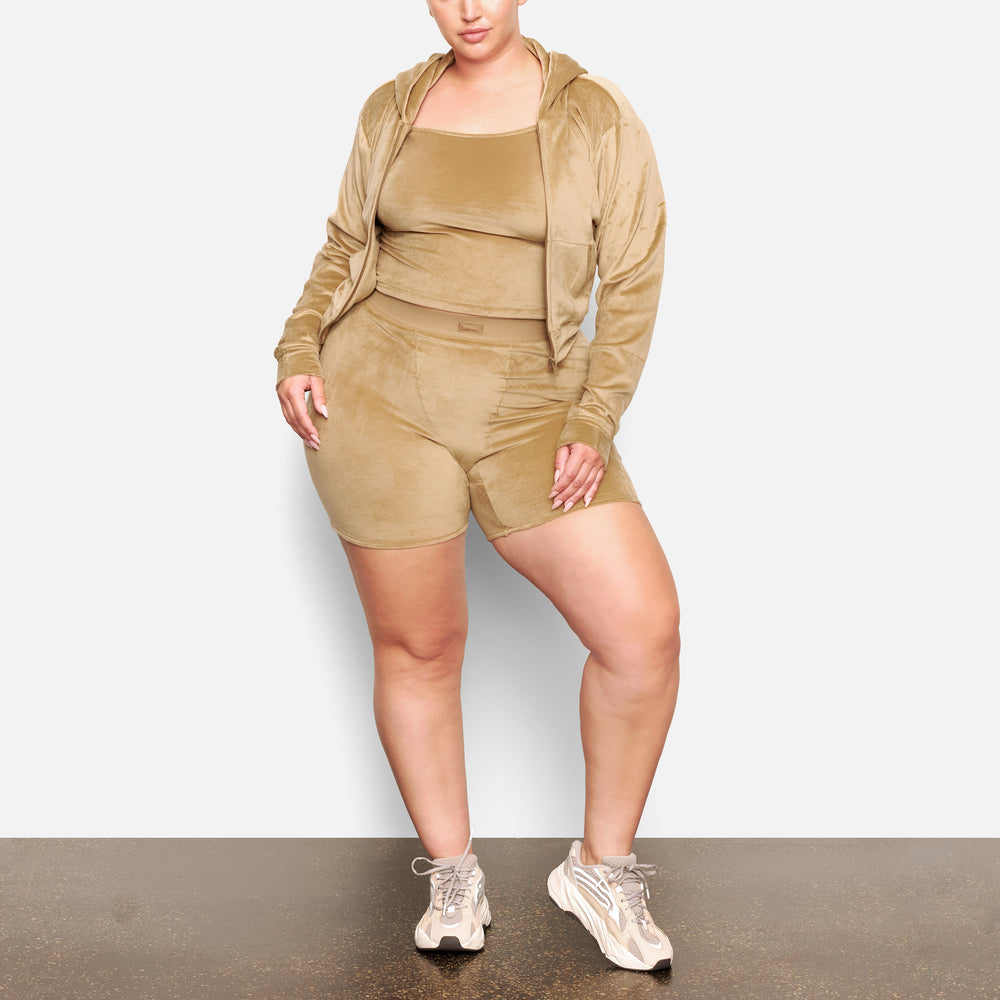 Sweat a Capuche Skims VELOUR Doré | 815XACDNV