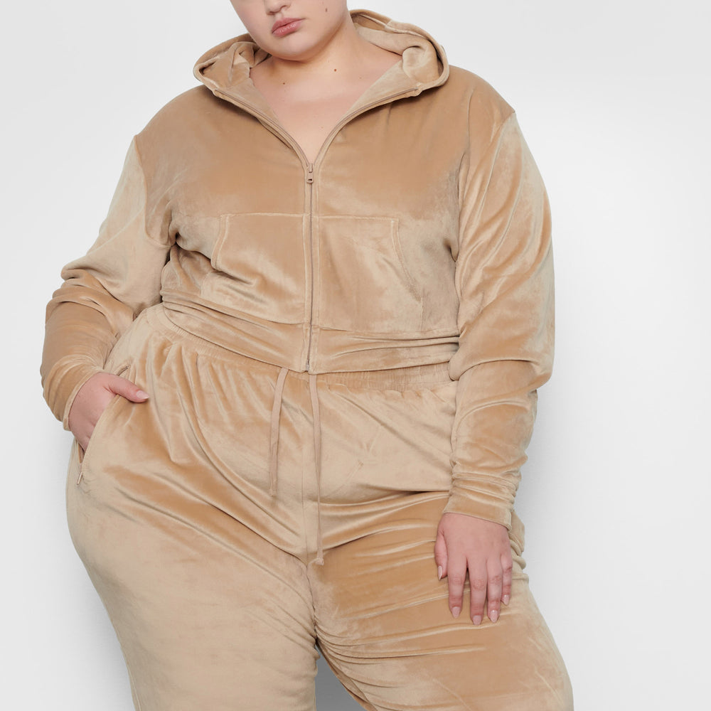 Sweat a Capuche Skims VELOUR Orange | 504KJCOAB