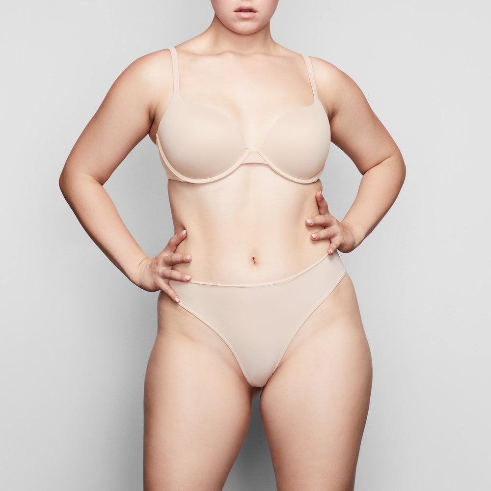 T-shirt Push Up Bra Skims FITS EVERYBODY Marron | 534TLYGDA