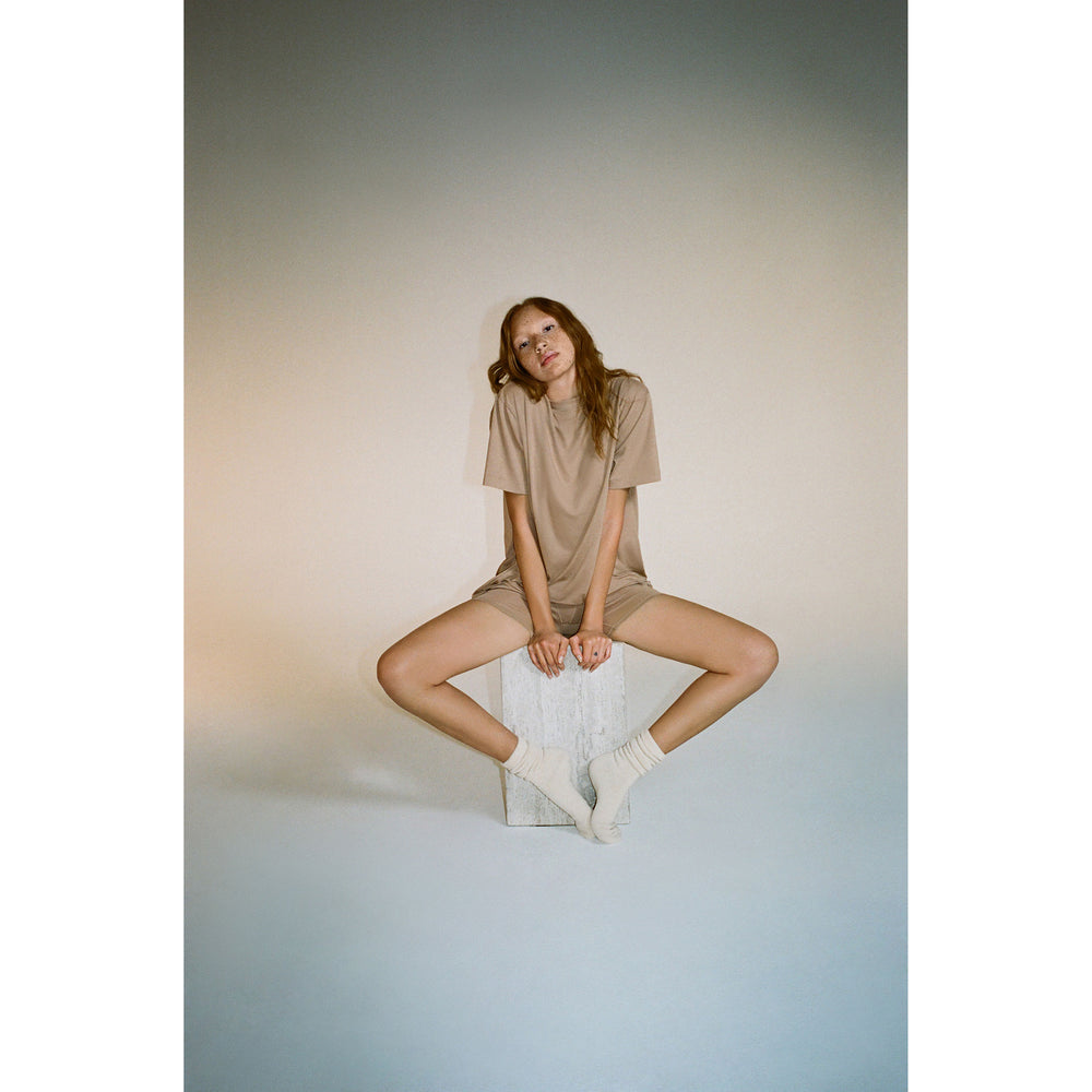 T-shirt Skims BOYFRIEND Beige | 157MPGRAL