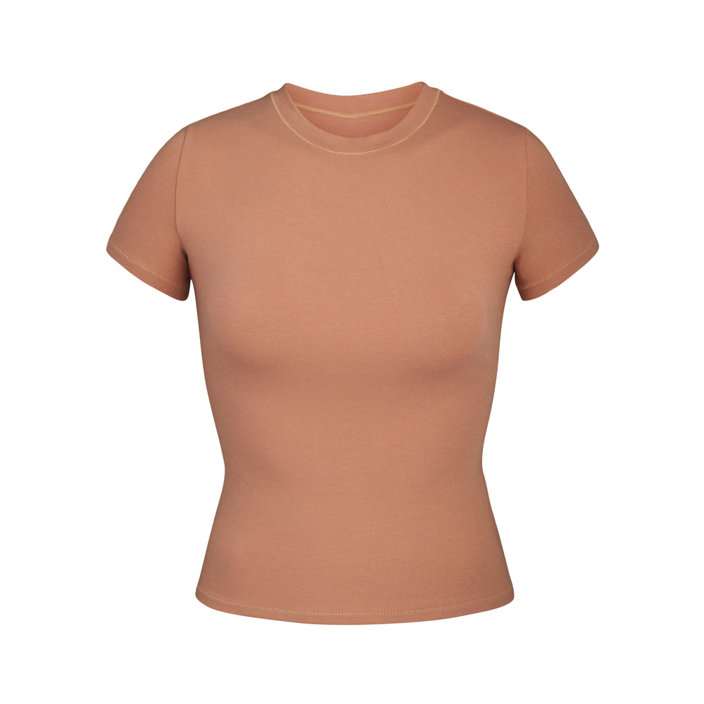 T-shirt Skims COTTON JERSEY Abricot | 192JQXZKO