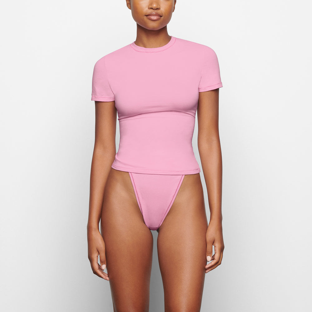 T-shirt Skims COTTON JERSEY Rose | 539OBTZAM