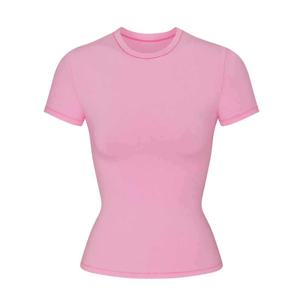 T-shirt Skims COTTON JERSEY Rose | 539OBTZAM