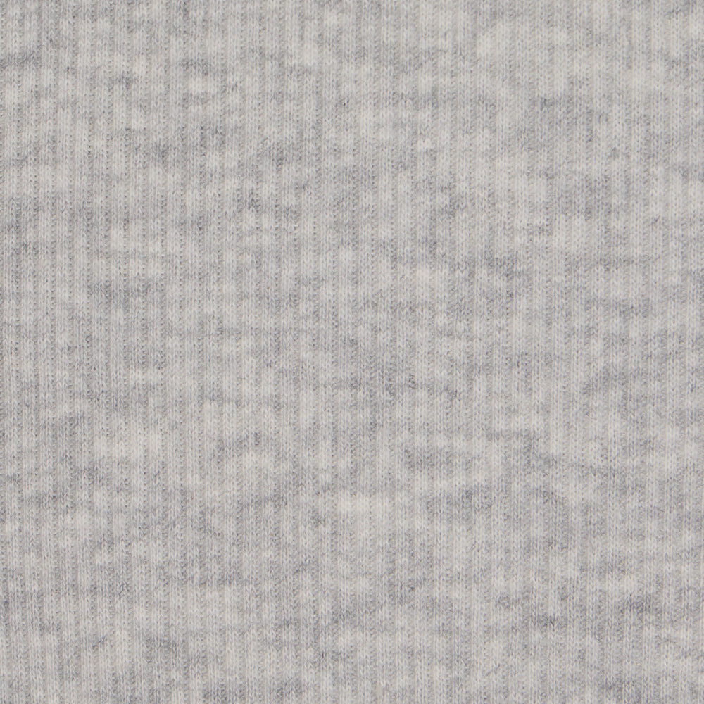 T-shirt Skims COTTON RIB HENLEY LONG SLEEVE Grise Clair | 294WPJVXU
