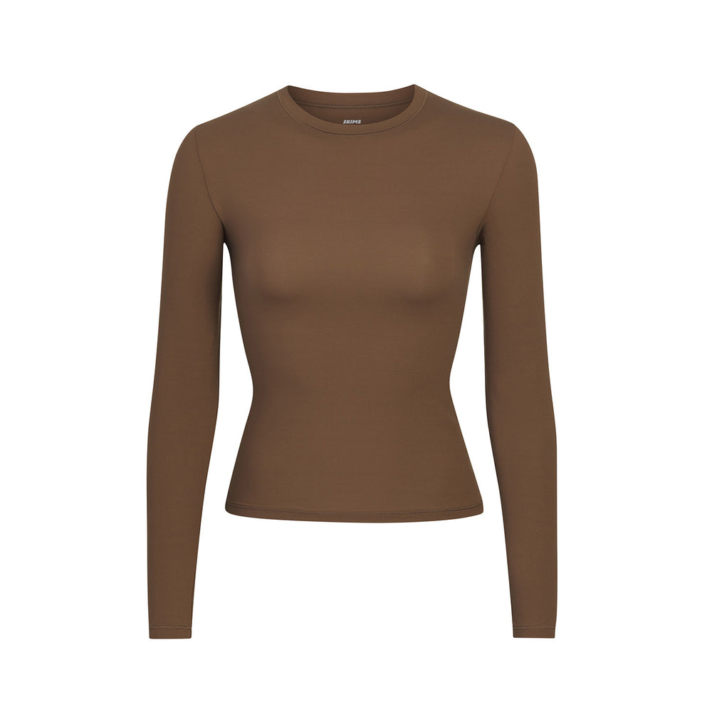 T-shirt Skims FITS EVERYBODY LONG SLEEVE Abricot | 027WJPEVM