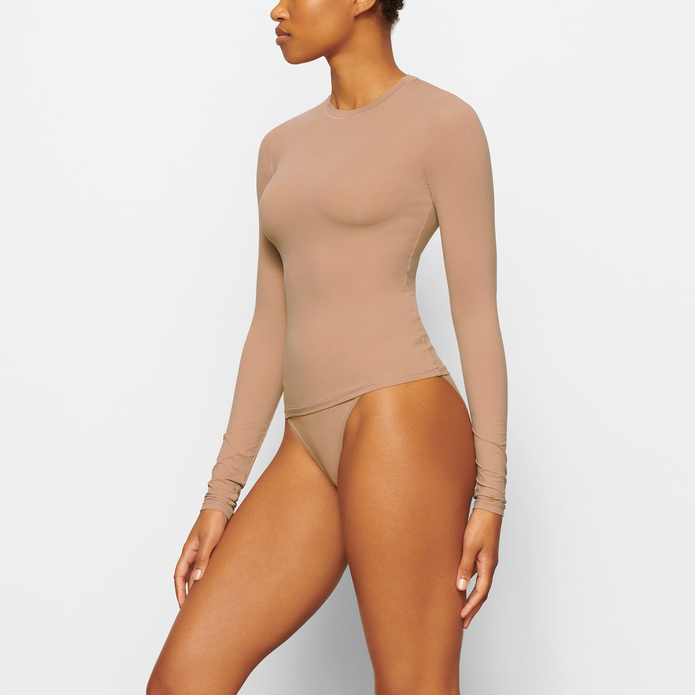T-shirt Skims FITS EVERYBODY LONG SLEEVE Abricot | 105SFRDHU