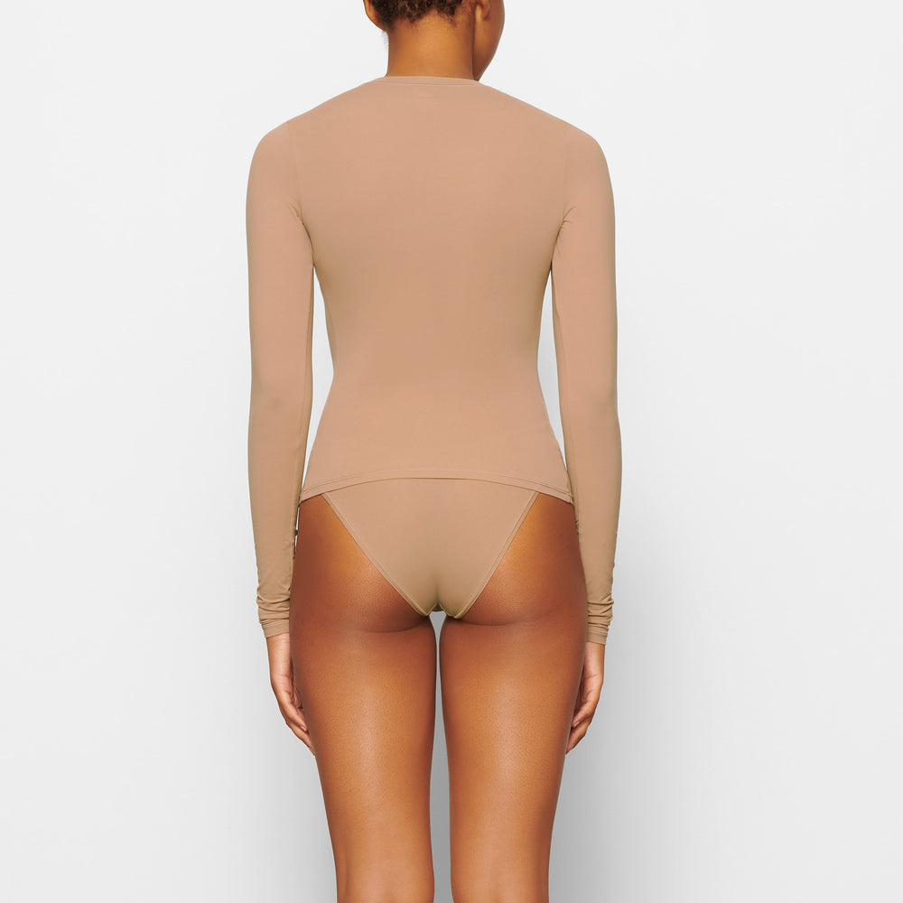 T-shirt Skims FITS EVERYBODY LONG SLEEVE Abricot | 105SFRDHU