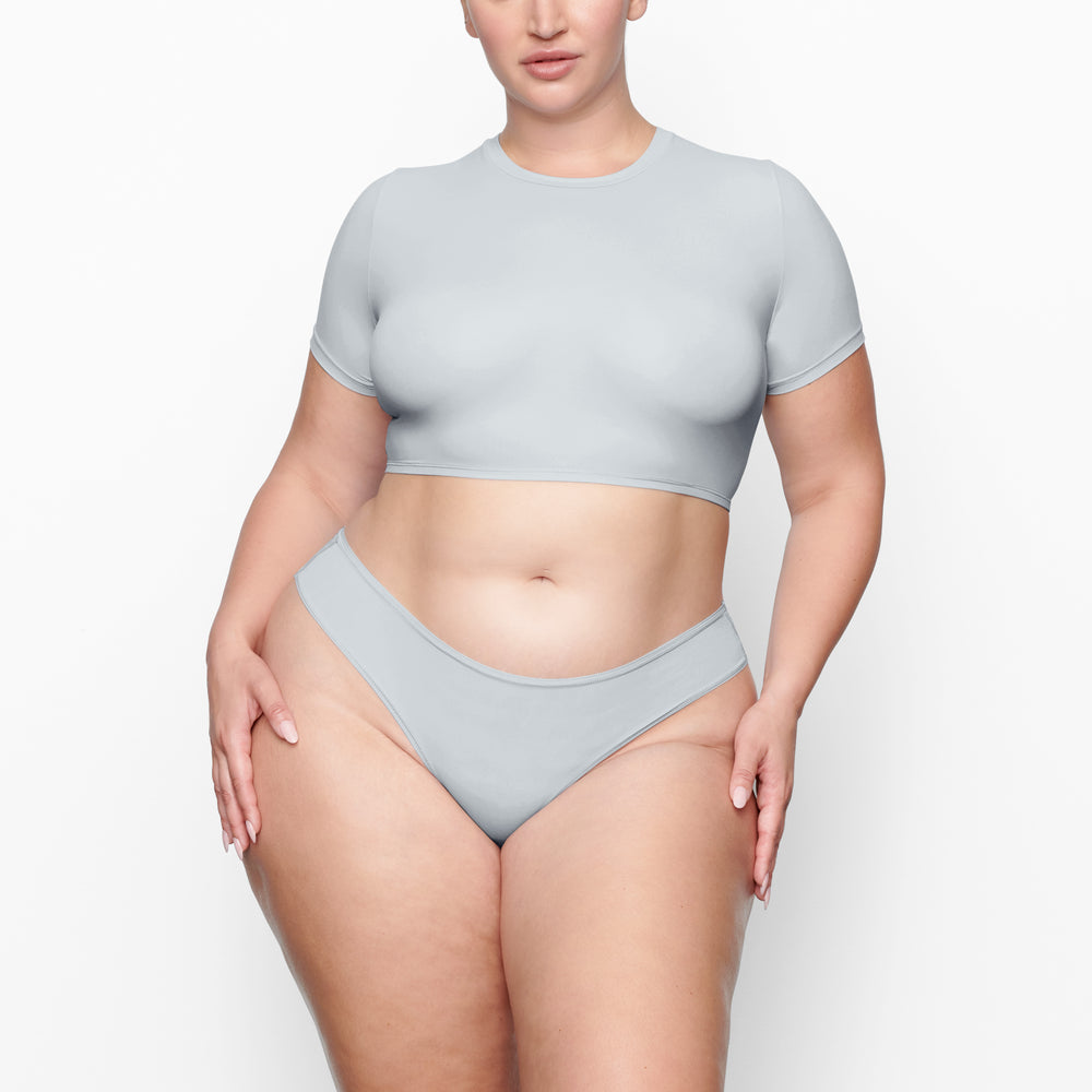 T-shirt Skims FITS EVERYBODY SUPER CROPPED Bleu | 193HZLXRC