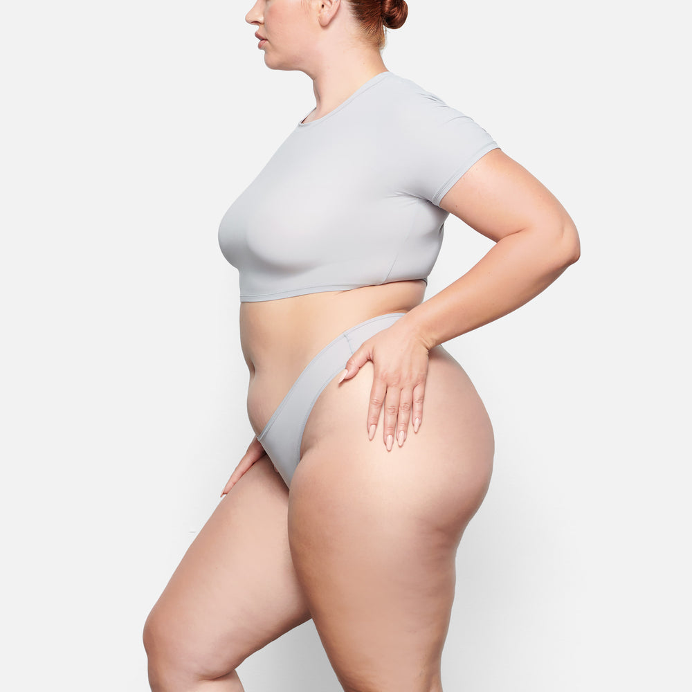 T-shirt Skims FITS EVERYBODY SUPER CROPPED Grise | 507ROZCPT