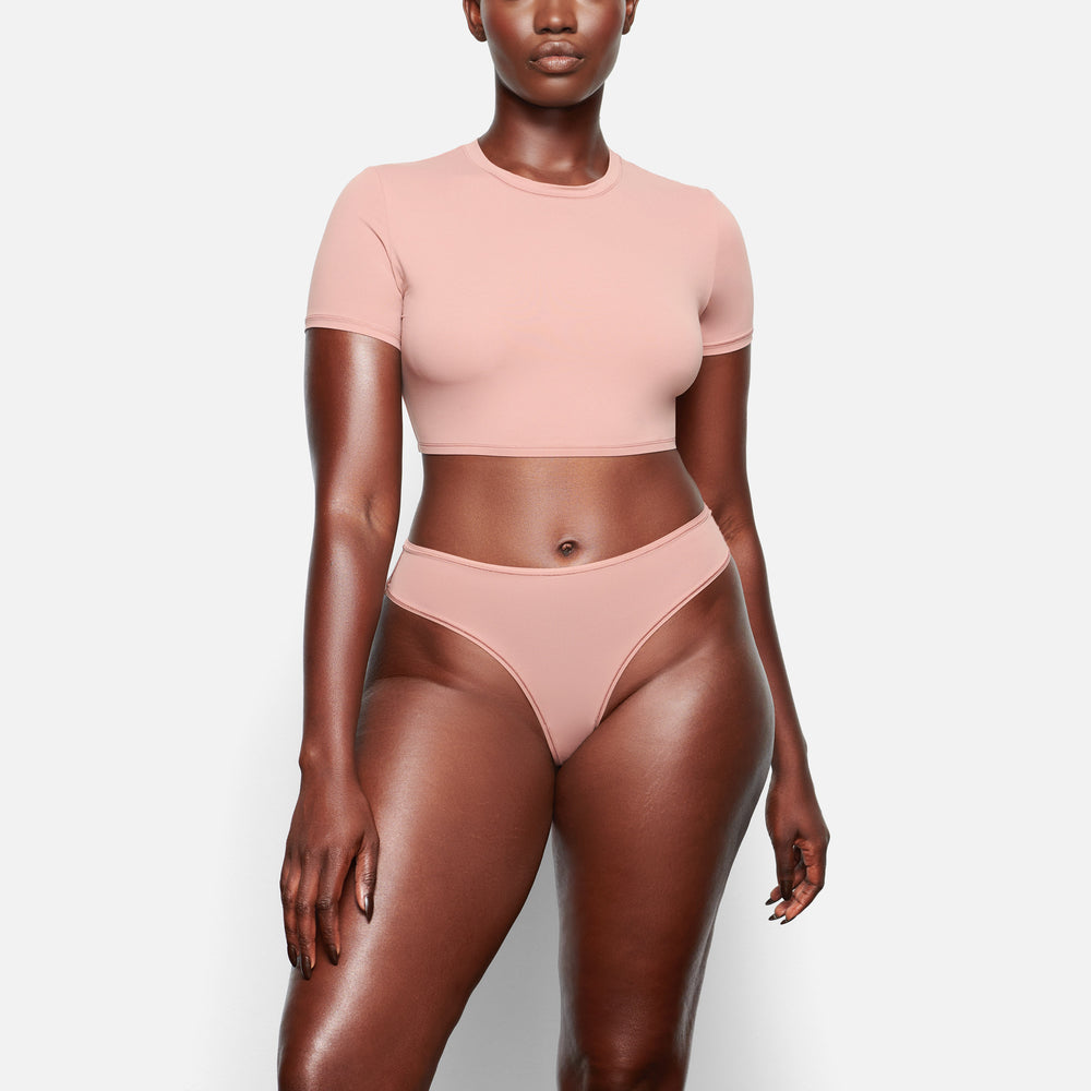 T-shirt Skims FITS EVERYBODY SUPER CROPPED Rose | 643SVIPQE